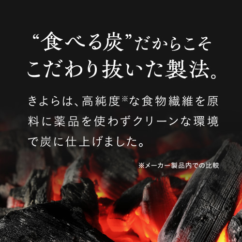 食べる純炭 きよら kiyora 錠剤タイプ 270粒 1個 純炭粉末 食べる炭