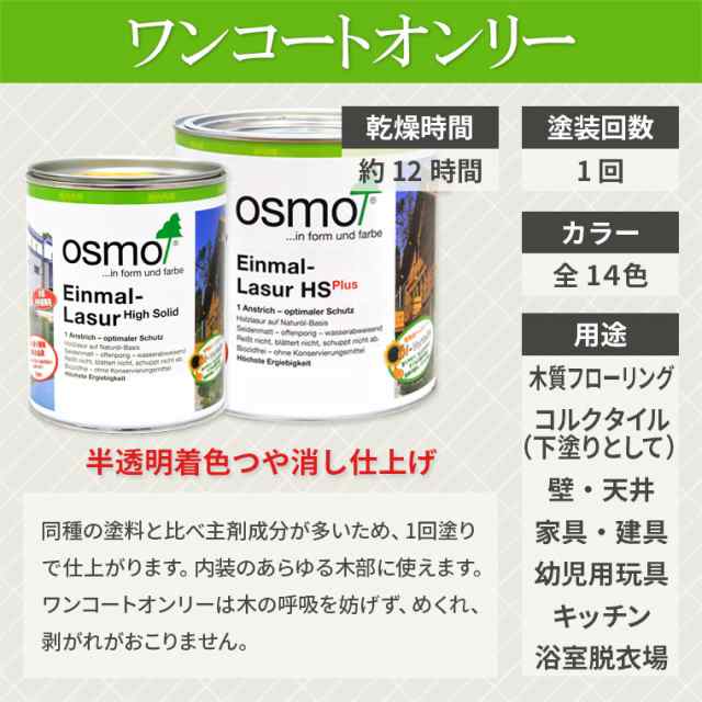 50%OFF!】 5缶セット割引 OSMO オスモエーデル オスモカラー フロアー