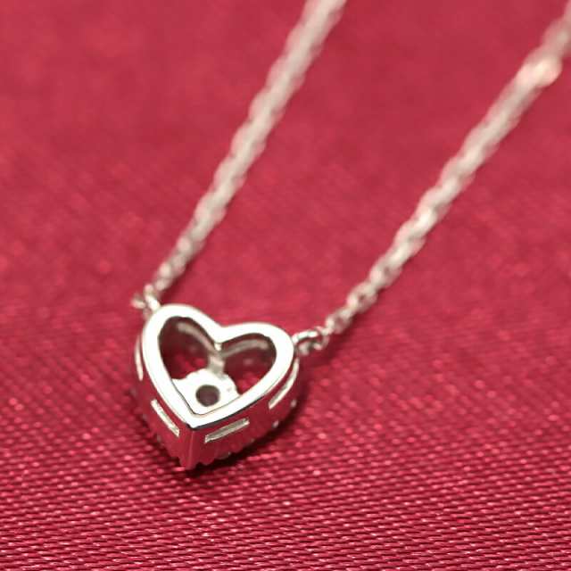K18　YG/WG/PG　ダイヤモンド 0.15ct 【Hカラークラス/SIクラス】 ハート プチ ペンダント ネックレス ダイヤ ゴールド 18金 K18　ゴールドカラーは選べる プレゼント ギフト 記念日 幸運 アミュレット かわいい エレガント 華奢　おしゃれの通販は