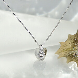 K18WG【0.15ct】ファッション ジュエリー アクセサリー ネックレス ペンダント ホワイトゴールド ダイヤモンド ダイア ハート K18 １８金 Hカラークラス/SIクラス ギフト 幸運 プレゼント クリスマス 母の日の通販は 48,642円