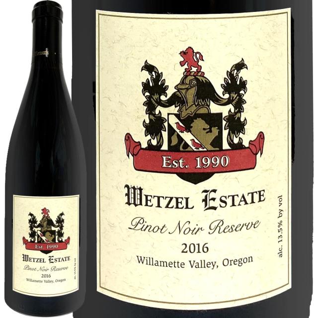 ウエッツエル・エステート・リザーブ・ピノ・ノワール・ウィラメット・ヴァレー　2016【アメリカ】【赤ワイン】【750ml】【辛口】【Willa