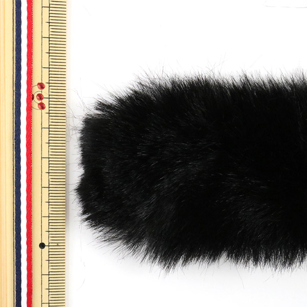 フェイクファーテープ ブラック 3cm幅 180cm の通販はau Pay マーケット 手芸と生地のユザワヤ