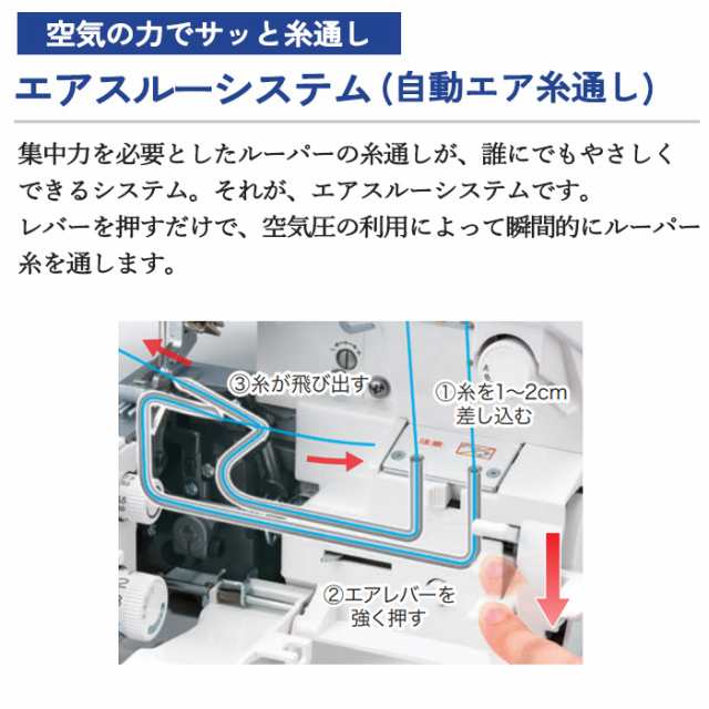 ロックミシン本体 『アニュドール 糸取物語 BL625DXS』 baby lock ベビーロック ロックミシン