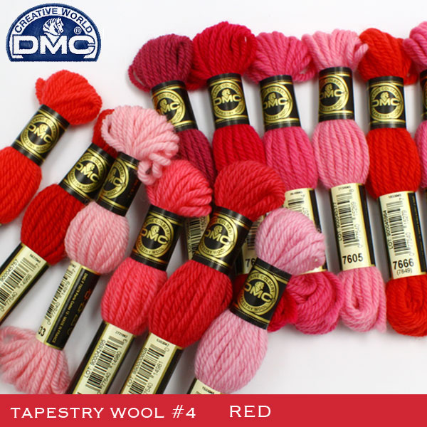 Dmc 刺繍糸 4番 タペストリーウール レッド ピンク系 7600 刺しゅう ウール Dmc の通販はau Pay マーケット 手芸と生地のユザワヤ