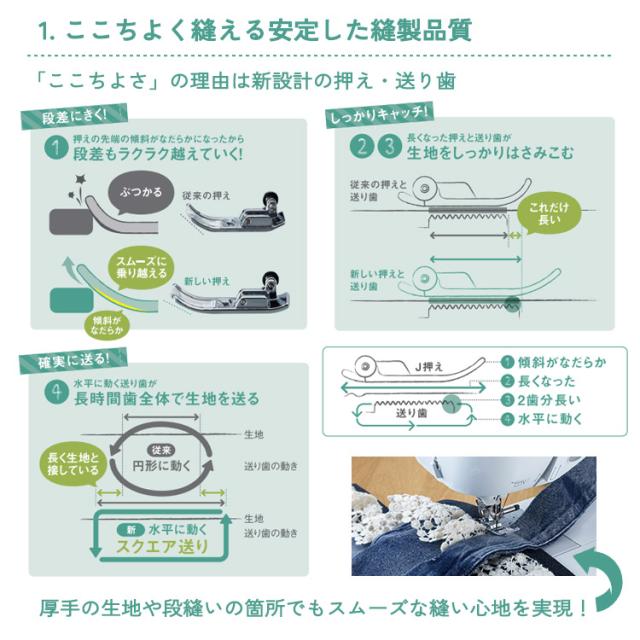 家庭用ミシン本体 『Lisere300 (リゼレ300) CPH4501』 brother ブラザー_2