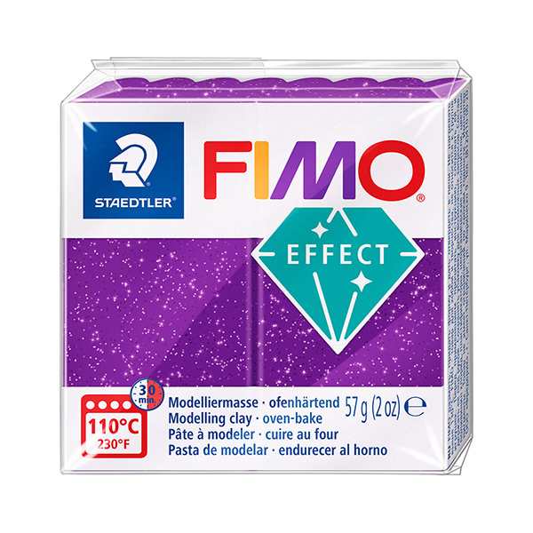 樹脂粘土 『FIMO EFFECT (フィモエフェクト) グリッターパープル 8020 