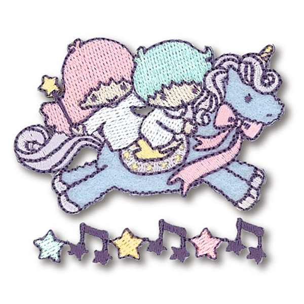 ワッペン アレンジワッペン サンリオ リトルツインスターズ Little Twin Stars Rio 2907 Kiyohara 清原の通販はau Pay マーケット 手芸と生地のユザワヤ