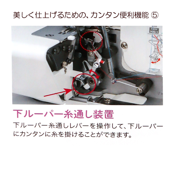 ロックミシン本体 『オーバーロックミシン MO-Y200N』 JUKI ジューキ