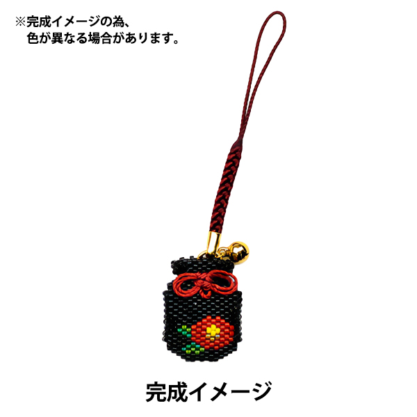ビーズキット 『デリカビーズで作る 香袋キット 椿 (1月) BFK-319