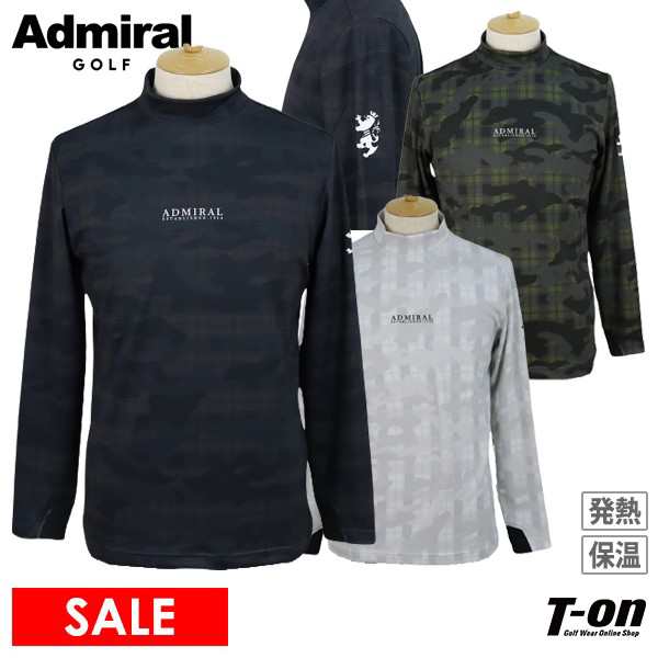 【40％OFFセール】ハイネックシャツ メンズ アドミラルゴルフ Admiral Golf 日本正規品 ゴルフウェア adma383