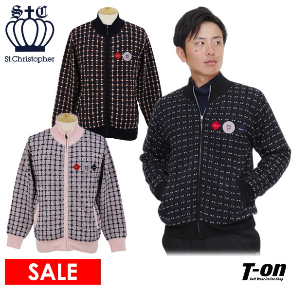 【30％OFFセール】ブルゾン メンズ セントクリストファー St.Christopher  ゴルフウェア tm45502