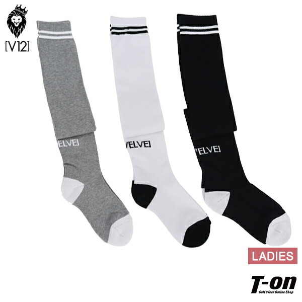 【タイムセール 8/18 13:00迄 20％OFF】ソックス レディース V12 ゴルフ ヴィ・トゥエルブ ゴルフ v122320-ac13