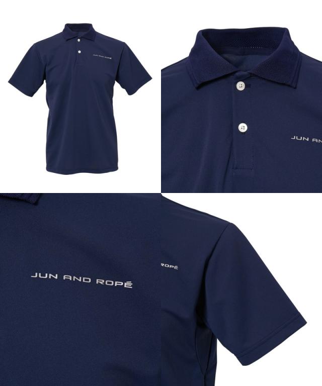 【タイムセール2/25 13:00迄 10％OFF】ポロシャツ メンズ ジュン＆ロペ ジュンアンドロペ JUN＆ROPE  ゴルフウェア ejm23110の通販は
