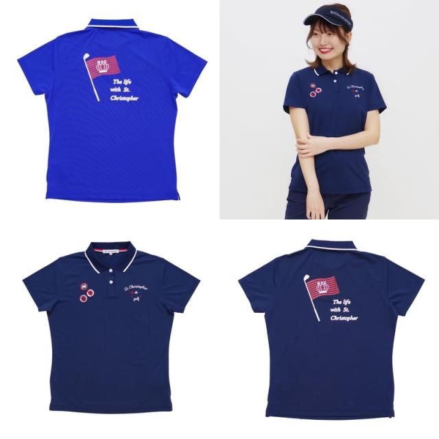 【30％OFFセール】ポロシャツ レディース セントクリストファー St.Christopher  ゴルフウェア tl44100 30％OFFセール】ポロシャツ レディース セントクリストファー St