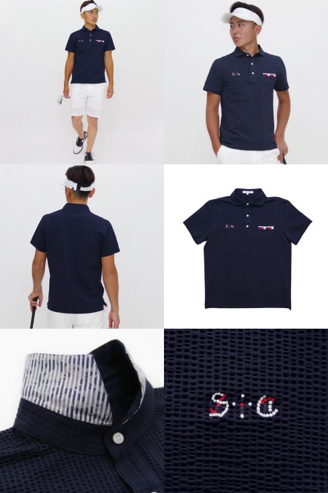 【30％OFFセール】ポロシャツ メンズ セントクリストファー St.Christopher  ゴルフウェア tm44105 30％OFFセール】ポロシャツ メンズ セントクリストファー St