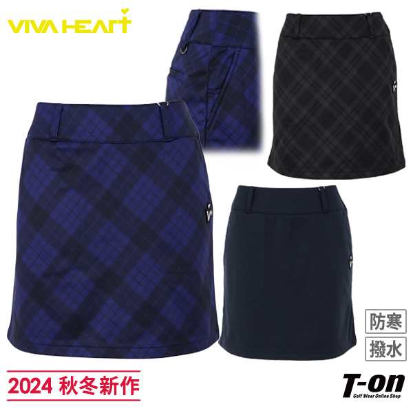 【送料無料】スカート レディース ビバハート VIVA HEART 2024 秋冬 新作 ゴルフウェア 012-72040