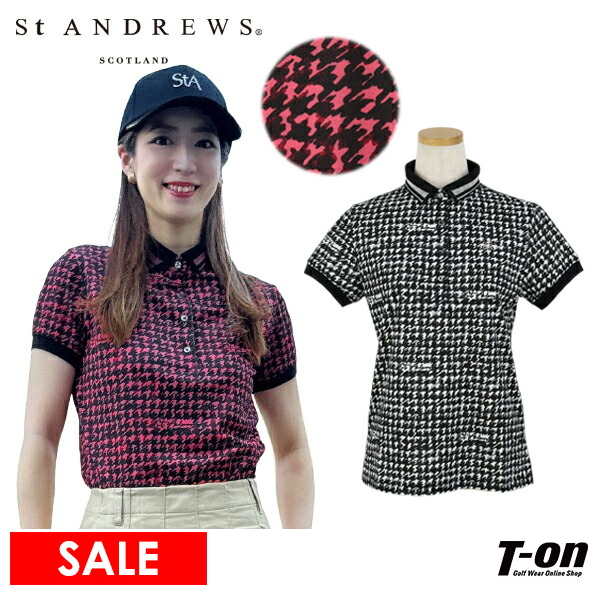 【タイムセール2/25 13:00迄 40％OFF】ポロシャツ レディース セントアンドリュース St ANDREWS ゴルフウエア 043-4260704の通販は 12,355円