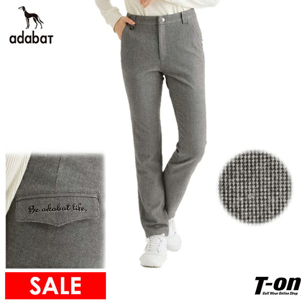 【タイムセール 12/23 13:00迄】パンツ レディース アダバット adabat ゴルフウェア 119-69006 OFF