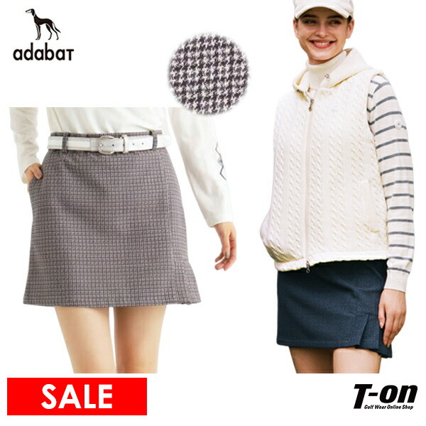 【50％OFFセール】スカート レディース アダバット adabat ゴルフウェア 119-69110の通販は