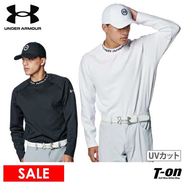 【メール便対応】ハイネックシャツ メンズ アンダーアーマー ゴルフ UNDER ARMOUR GOLF 日本正規品 2024 秋冬 新作 ゴルフウェア 1388307