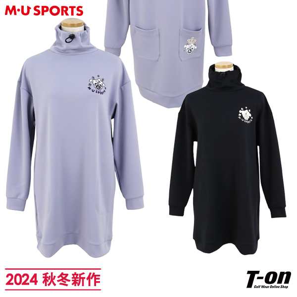 【送料無料】トレーナー レディース MUスポーツ エムユー スポーツ M.U SPORTS MUSPORTS 2024 秋冬 新作 ゴルフウェア 701q8400