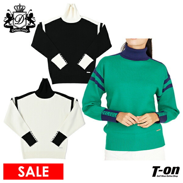 ディセンバーメイ ゴルフ ニット レディース 長袖 タートルネック ハイネック 楽天市場】DECEMBERMAY ディセンバーメイ レディース Stripe logo