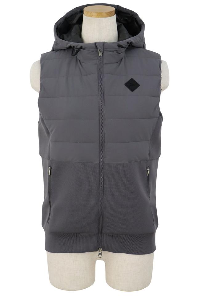 ゼロハリバートン 中綿フーディベスト 保温 防風 耐久撥水 UVカット