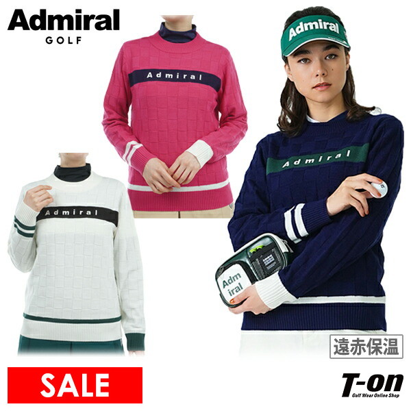 【タイムセール2/25 13:00迄 40%OFF】セーター レディース アドミラルゴルフ Admiral Golf 日本正規品 ゴルフウェア adla460の通販は