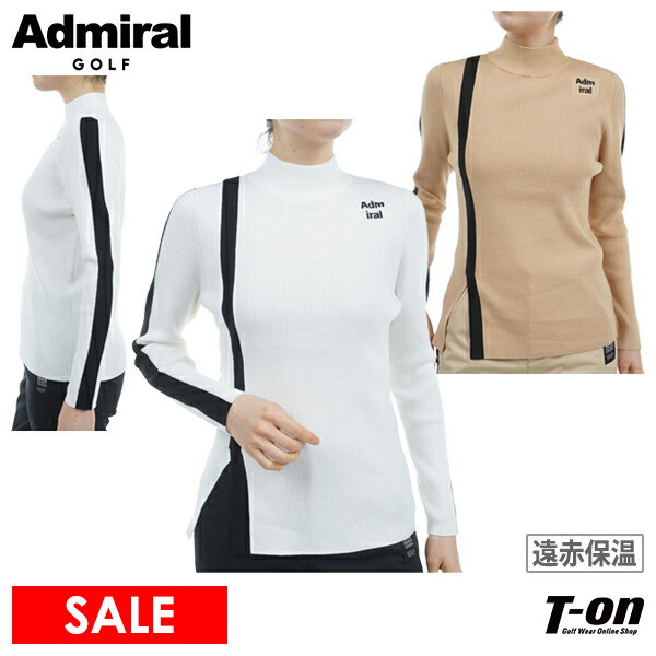 アドミラルゴルフ セーター メンズ 長袖 モックネック 軽量 保温性
