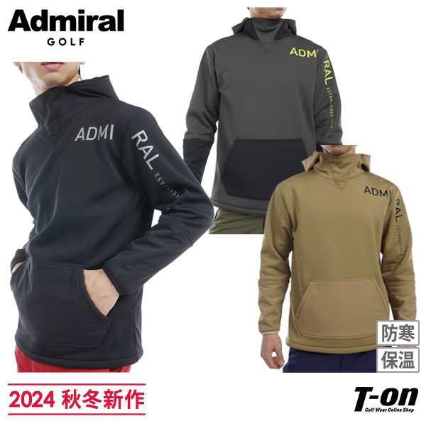 【送料無料】パーカー メンズ アドミラルゴルフ Admiral Golf 日本正規品 2024 秋冬 新作 ゴルフウェア adma465