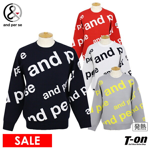 【20％OFFセール】セーター メンズ アンパスィ and per se ゴルフウェア amf2324b1の通販は