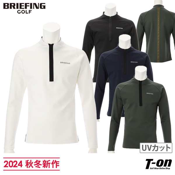 【送料無料】ポロシャツ メンズ ブリーフィング ゴルフ BRIEFING GOLF2024 秋冬 新作 ゴルフウェア brg243m46