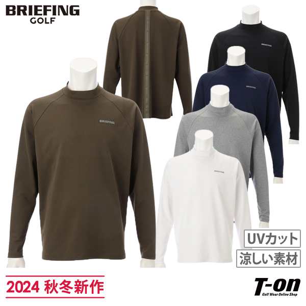 【送料無料】ハイネックシャツ メンズ ブリーフィング ゴルフ BRIEFING GOLF 2024 秋冬 新作 ゴルフウェア brg243m47