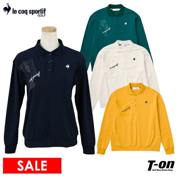 【ポイント10倍】【送料無料】ポロシャツ レディース ルコックスポルティフ ゴルフ le coq sportif GOLF 2024 秋冬 新作 ゴルフウェア lg