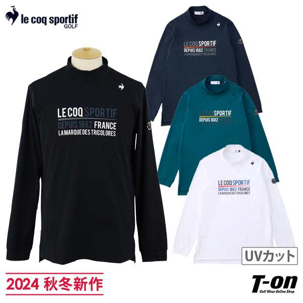 【メール便対応】ハイネックシャツ メンズ ルコックスポルティフ ゴルフ ルコック le coq sportif GOLF 2024 秋冬 新作 ゴルフウェア lg4