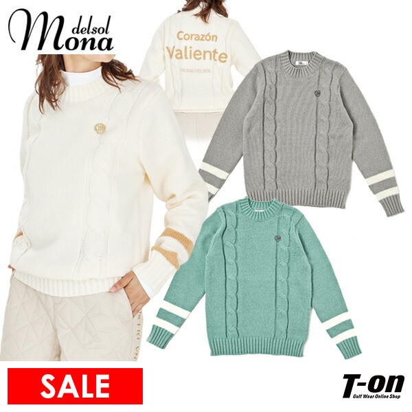 セーター レディース モナ デルソル MONA DELSOL ゴルフウェア m0046の通販は 7,894円