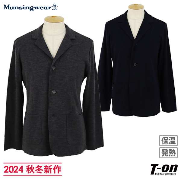 【ポイント10倍】【送料無料】ジャケット メンズ マンシングウェア Munsingwear 2024 秋冬 新作 ゴルフウェア mg4fjk01m