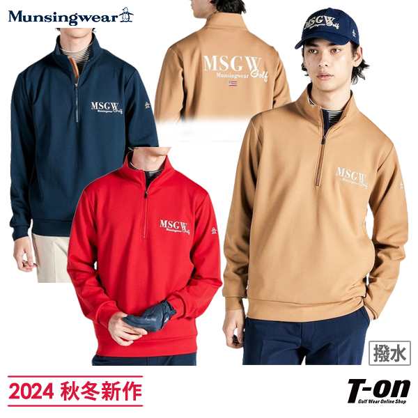 【ポイント10倍】【送料無料】トレーナー メンズ マンシングウェア Munsingwear 2024 秋冬 新作 ゴルフウェア mg4fsw21m