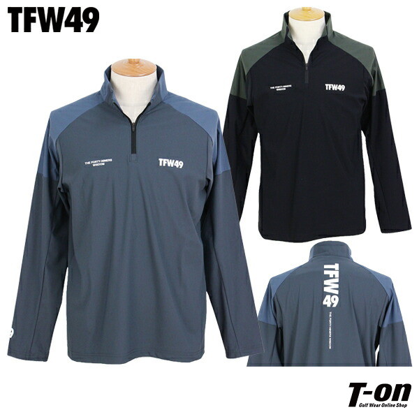 ☆未使用sample品☆ TFW49 ポロシャツ （SIDE ZIP HALF MOCKNECK 