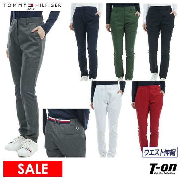 【タイムセール2/25 13:00迄 40％OFF】パンツ レディース トミー ヒルフィガー ゴルフ TOMMY HILFIGER GOLF 日本正規品 ゴルフウェア thla470の通販は