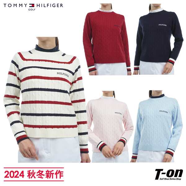 【送料無料】セーター レディース トミー ヒルフィガー ゴルフ TOMMY HILFIGER GOLF 日本正規品 2024 秋冬 新作 ゴルフウェア thla478