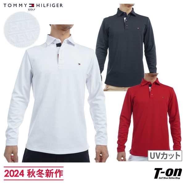 【送料無料】ポロシャツ メンズ トミー ヒルフィガー ゴルフ TOMMY HILFIGER GOLF 日本正規品 2024 秋冬 新作 ゴルフウェア thma453