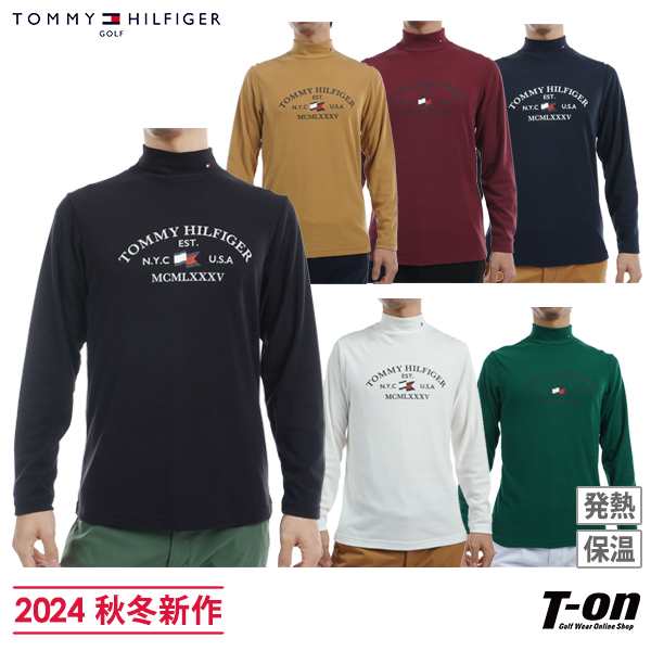 【送料無料】ハイネックシャツ メンズ トミー ヒルフィガー ゴルフ TOMMY HILFIGER GOLF 日本正規品 2024 秋冬 新作 ゴルフウェア thma48