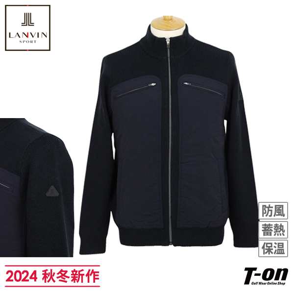 【送料無料】ブルゾン メンズ ランバン スポール LANVIN SPORT 日本正規品 2024 秋冬 新作 ゴルフウェア vg4fst61m