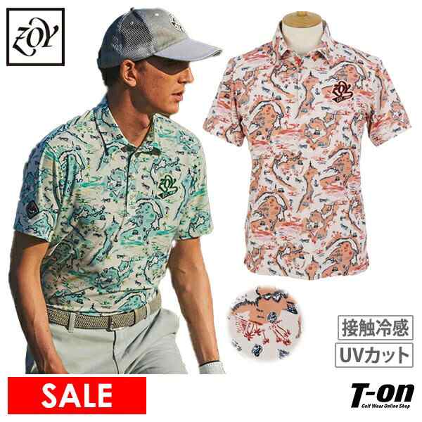 【30％OFFセール】ポロシャツ メンズ ゾーイ ZOY ゴルフウェア 071442006