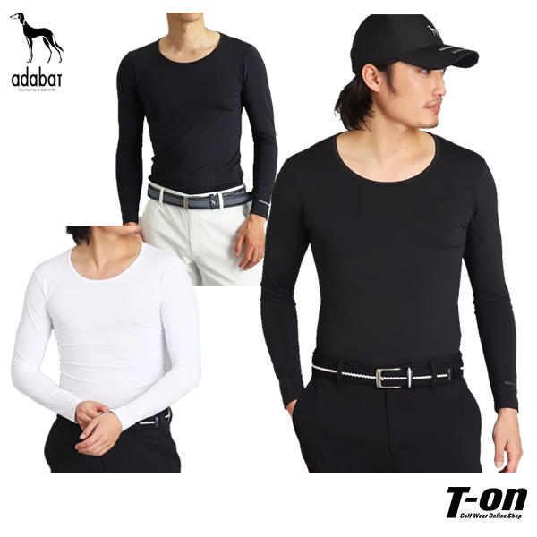 【タイムセール 12/23 13:00迄】インナーシャツ メンズ アダバット adabat ゴルフウェア 098-01286 OFF