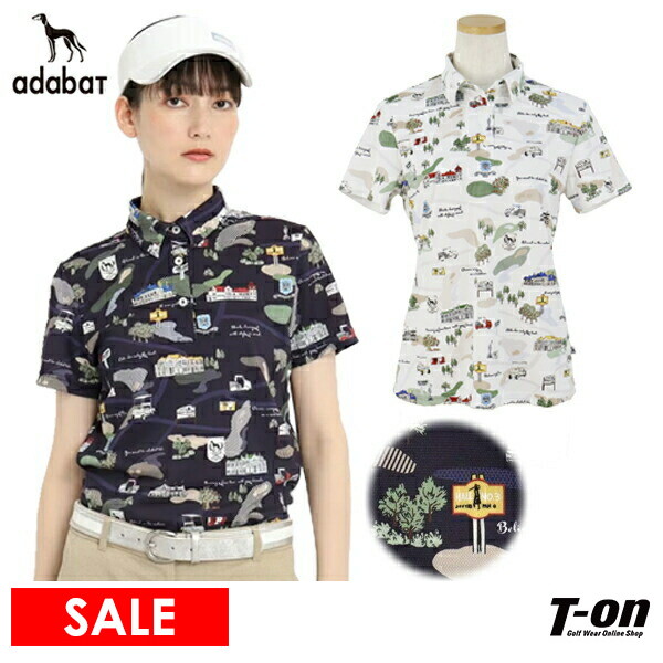 【50％OFFセール】ポロシャツ レディース アダバット adabat ゴルフウェア 119-19820の通販は