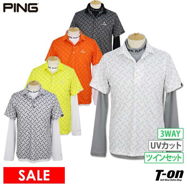 【30％OFFセール】ポロシャツ＆ハイネックシャツ メンズ ピン PING ゴルフウェア 621-4160209