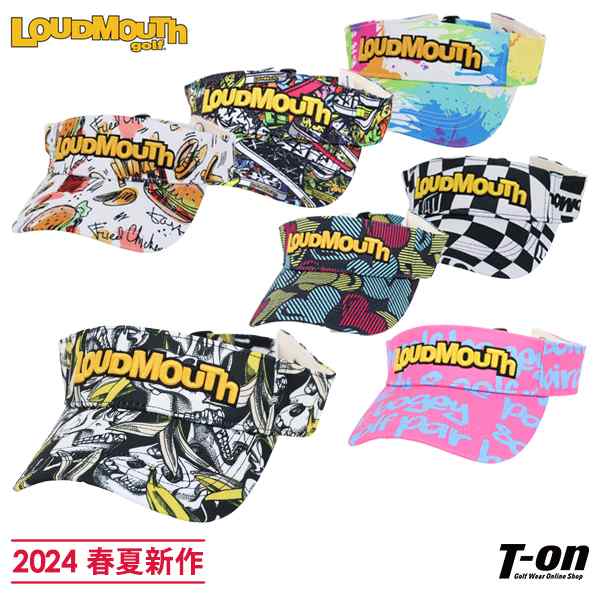 サンバイザー メンズ レディース ラウドマウス ゴルフ LOUDMOUTH GOLF