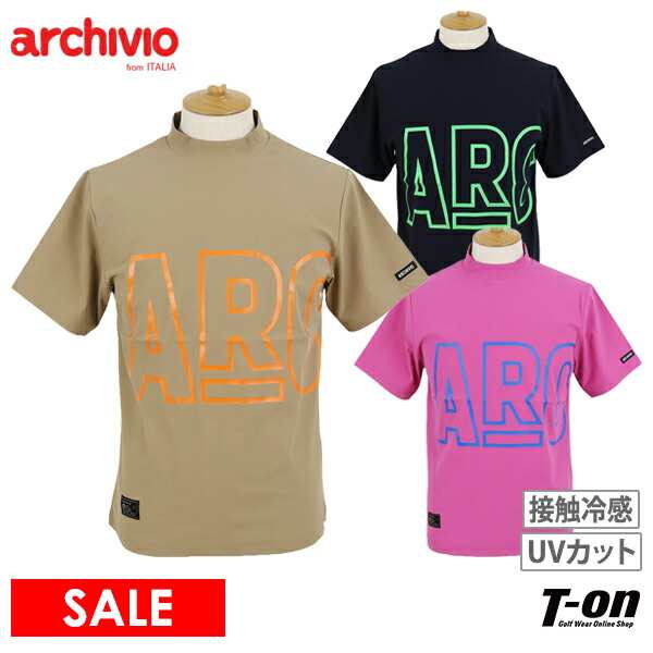 【30％OFFセール】ハイネックシャツ メンズ アルチビオ archivio ゴルフウェア a369402